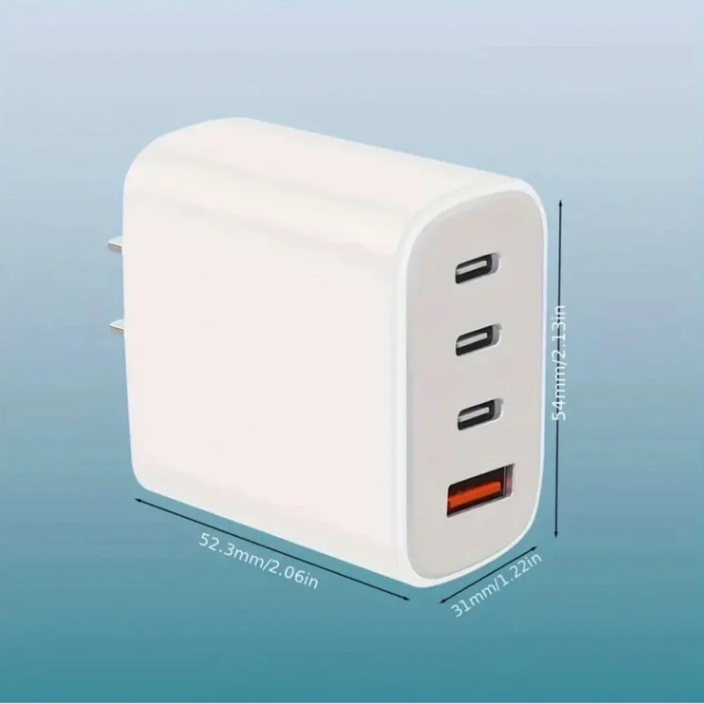 White Silver IPhone/iPad Charger Adapter